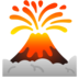 安卓系统里的火山emoji表情