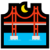 Windows系统里的夜晚的桥emoji表情