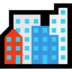 Windows系统里的城市景观emoji表情