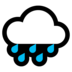Windows系统里的雨云emoji表情