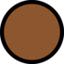 Windows系统里的棕色圆圈emoji表情