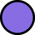 Windows系统里的紫色圆圈emoji表情