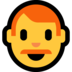 Windows系统里的男：红头发emoji表情