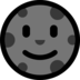 Windows系统里的新月脸emoji表情