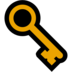 Windows系统里的旧钥匙emoji表情