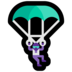Windows系统里的降落伞emoji表情