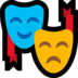 Windows系统里的表演艺术emoji表情