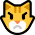 Windows系统里的撅嘴猫emoji表情