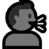 Windows系统里的说话的人emoji表情