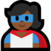 Windows系统里的超级英雄：中黑肤色emoji表情