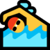 Windows系统里的游泳的人emoji表情