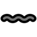 Windows系统里的波浪形短划线emoji表情