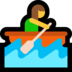 Windows系统里的女子划艇emoji表情
