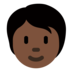 Twitter里的人物：深色肤色emoji表情