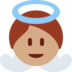 Twitter里的小天使：中等肤色emoji表情