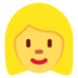 Twitter里的女：金发emoji表情