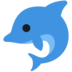 Twitter里的海豚emoji表情