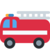 Twitter里的消防车emoji表情