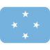 Twitter里的旗帜：密克罗尼西亚emoji表情