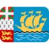 Twitter里的旗帜：圣皮埃尔和密克隆emoji表情