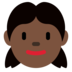 Twitter里的女孩：深色肤色emoji表情