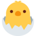 Twitter里的孵化的小鸡emoji表情