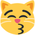 Twitter里的亲亲的猫emoji表情