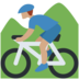Twitter里的山地自行车：中等肤色emoji表情