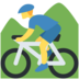 Twitter里的山地自行车emoji表情