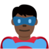 Twitter里的男超人：黑肤色emoji表情