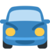 Twitter里的迎面而来的汽车emoji表情