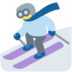 Twitter里的滑雪者emoji表情