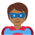 Twitter里的超级英雄：中黑肤色emoji表情