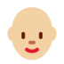 Twitter里的女性：中浅肤色，秃顶emoji表情