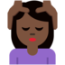 Twitter里的女性按摩：深色肤色emoji表情