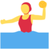Twitter里的玩水球的女人emoji表情