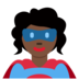 Twitter里的女超人：黑肤色emoji表情