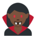 Twitter里的女吸血鬼：深色肤色emoji表情