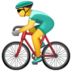 WhatsApp里的骑自行车emoji表情