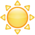 WhatsApp里的太阳emoji表情