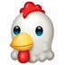 WhatsApp里的鸡肉emoji表情