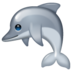 WhatsApp里的海豚emoji表情