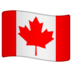 WhatsApp里的旗帜：加拿大emoji表情