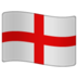 WhatsApp里的国旗：英格兰emoji表情