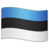 WhatsApp里的旗帜：爱沙尼亚emoji表情