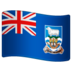 WhatsApp里的旗帜：福克兰群岛emoji表情