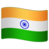 WhatsApp里的旗帜：印度emoji表情
