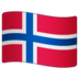 WhatsApp里的国旗：挪威emoji表情