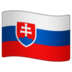 WhatsApp里的国旗：斯洛伐克emoji表情