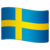WhatsApp里的国旗：瑞典emoji表情